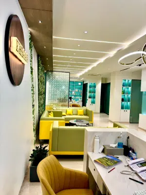 Ehsaas clinic reception and lounge